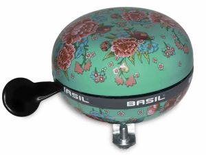Basil Big Bell Bloom Fahrradklingel (grün)