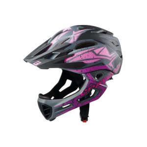 Cratoni C-Maniac Pro Fahrradhelm (schwarz / pink)