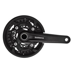 Shimano MT500 Kettenradgarnitur (40/30/22 Zähne | 175mm | FCMT500 | mit KSS mit Festachse)