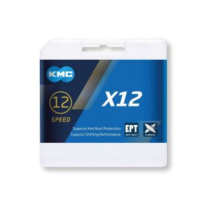 KMC X12 EPT Schaltungskette (1 / 2 x 11 / 128 | 126 Glieder | 12f)