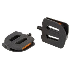 Ergotec EP-S plastic pedal (black | 9 / 16" | with reflectors)