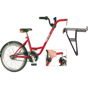 Roland add+bike Trailer ohne Schaltung mit Freilauf (rot)