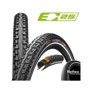 Continental Ride Tour Clincher Tyre (42-622 Reflex - black)