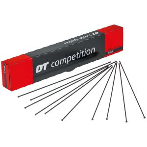 DT Swiss Competition Speichen (2.0x1.8x2.0x304mm | schwarz | Straight Pull | 100 Stück)