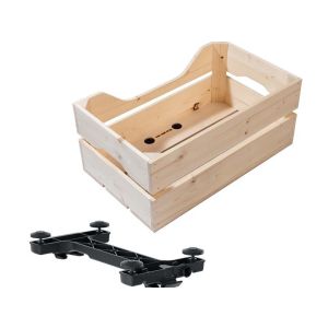 Racktime Woodpacker 2.0 Holzbox (25 Liter | Snapit 2.0)