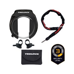 Trelock RS351 + ZR355 Frame Lock with Chain (black)