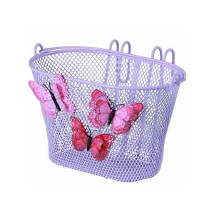 Basil Jasmin Butterfly Fahrradkorb Kinder (lila)
