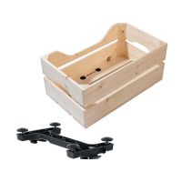 Racktime Woodpacker 2.0 Holzbox (25 Liter | Snapit 2.0)