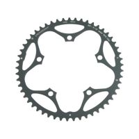 Stronglight Chainring Zircal 7075 T6 130mm Lhkr. 53z. (black / silver)