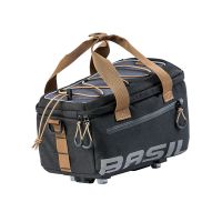 Basil Miles TrunkBag MIK Gepäckträgertasche (7 Liter | beige/schwarz)